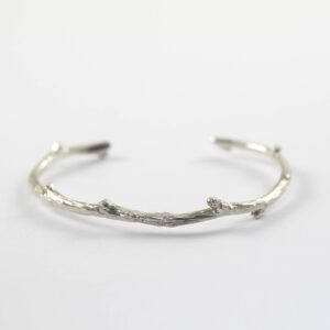 Micky Roof Classic Sterling Silver Twig Bracelet