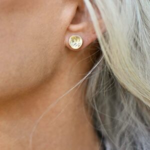 Diamond Confetti Disc Earrings