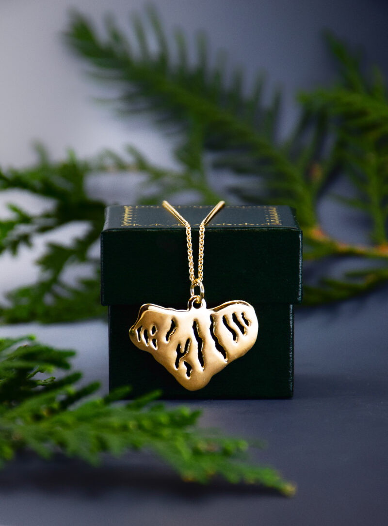 14k Heart of the Finger Lakes Charm