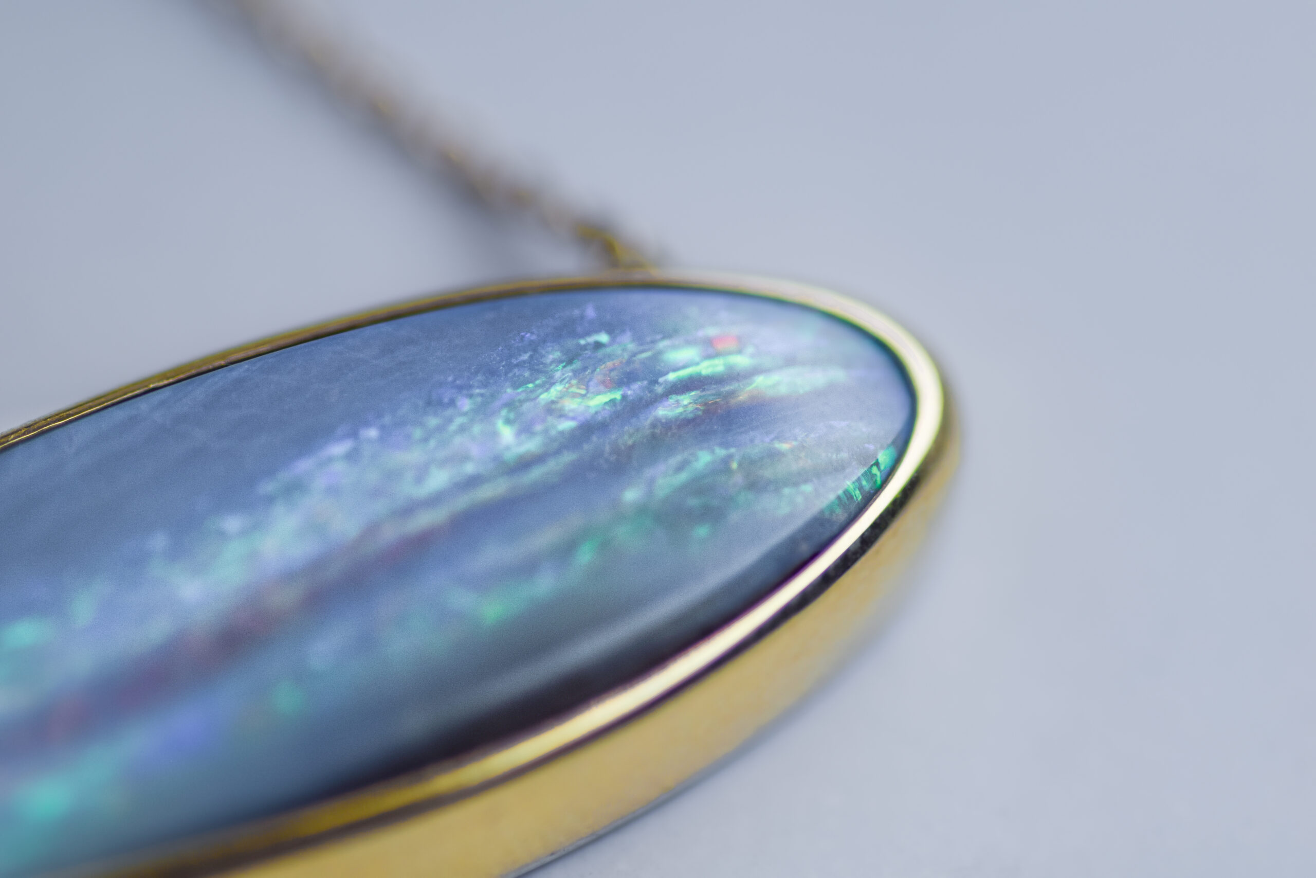 Boulder Opal Slab Necklace - Image 3