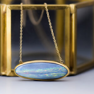 Boulder Opal Slab Necklace