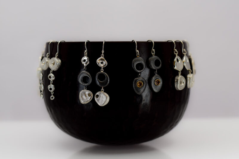 Lucky Stone Oxidized Citrine Drops - Image 4