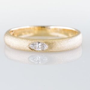 Sweet East-West Marquis Diamond Ring