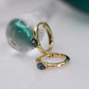 Alexandrite Hoops