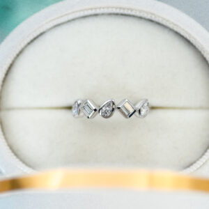 Alternating Shapes Diamond Ring