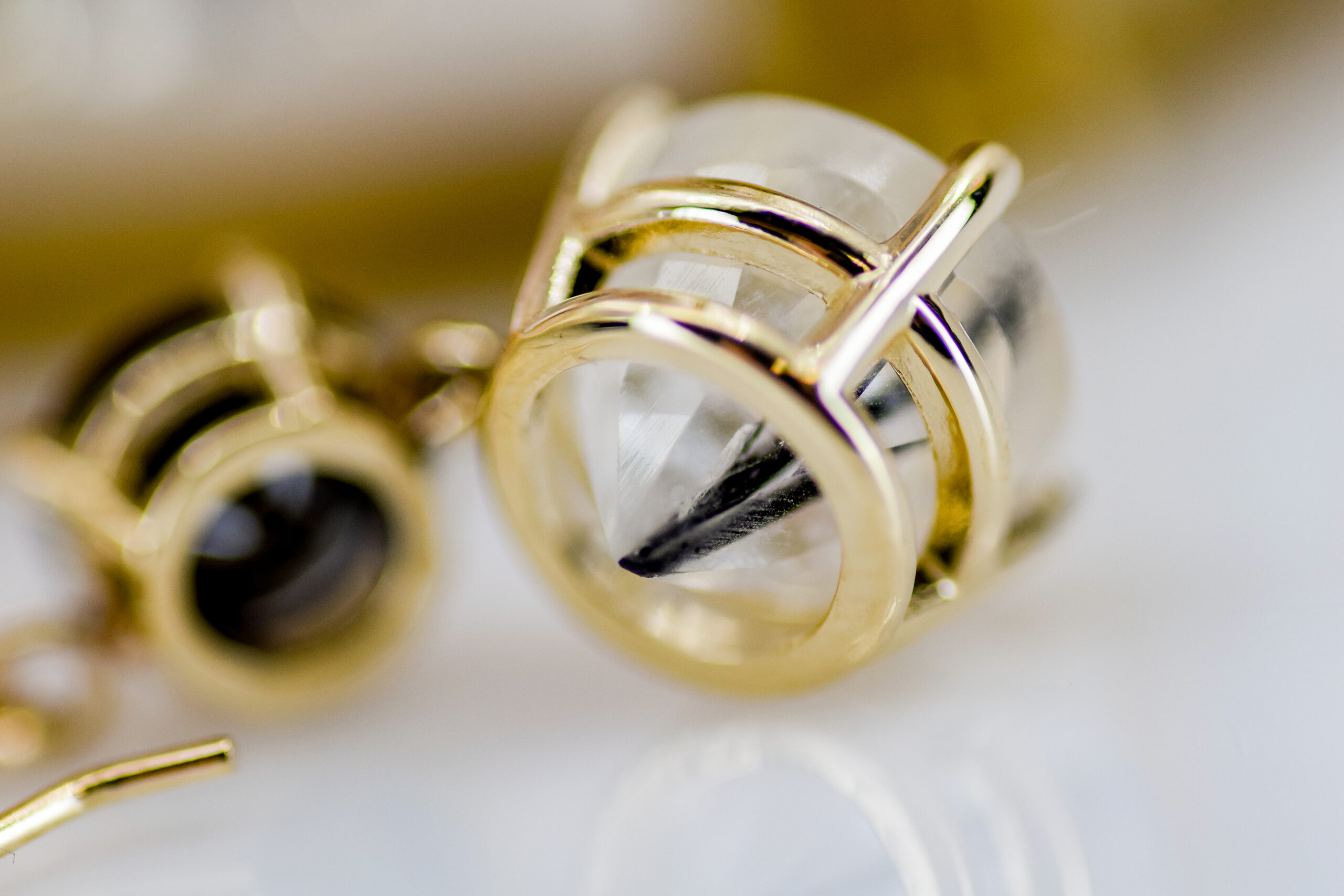 Black Diamond & Tourmaline Quartz Pendant - Image 7