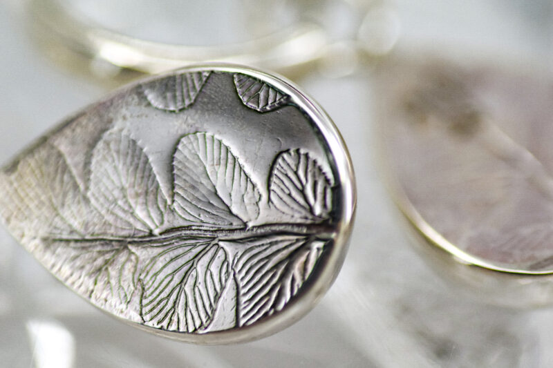 "Botanica" Dendritic Agate Earrings - Image 3