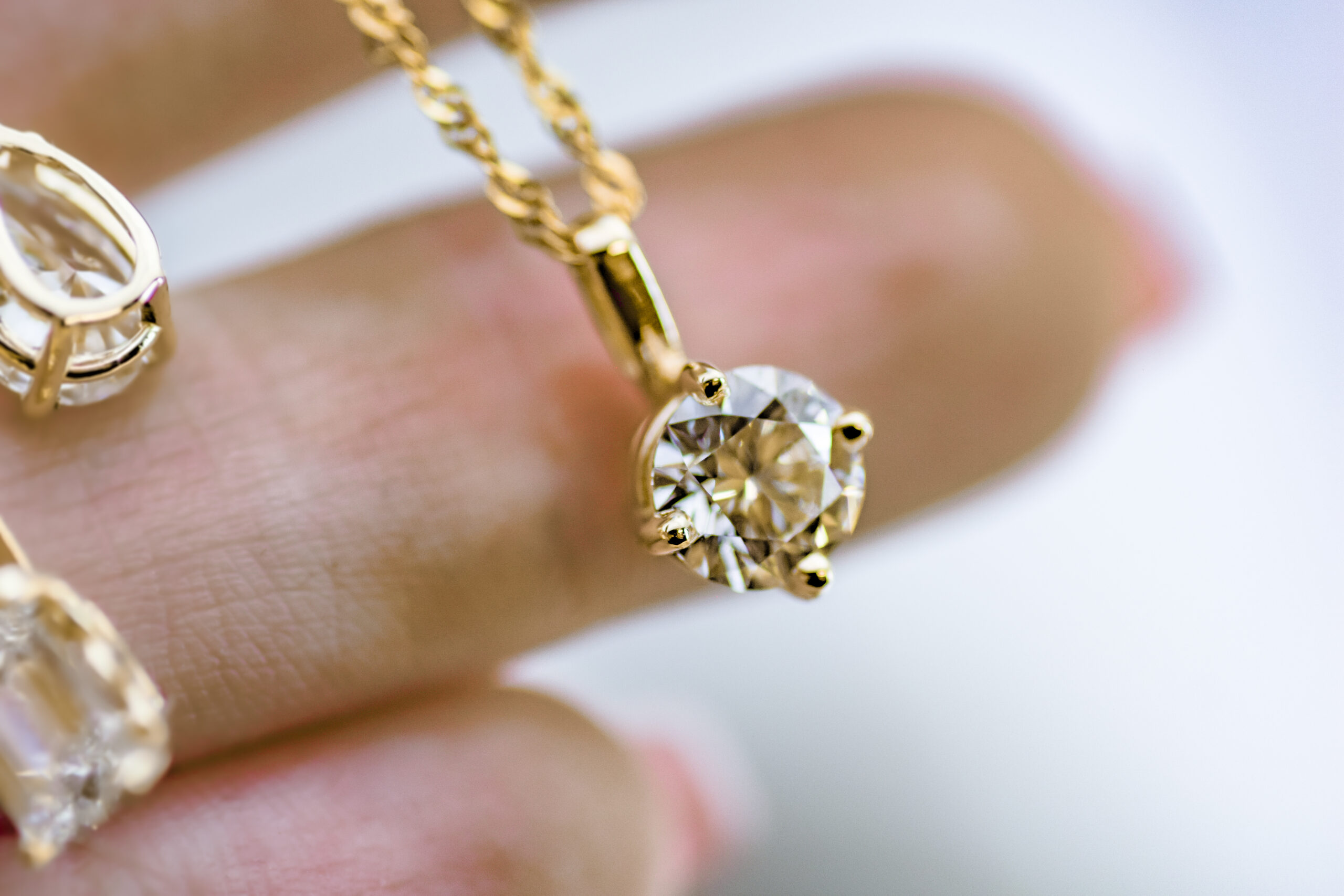 Diamond Solitaire Pendant - Image 5