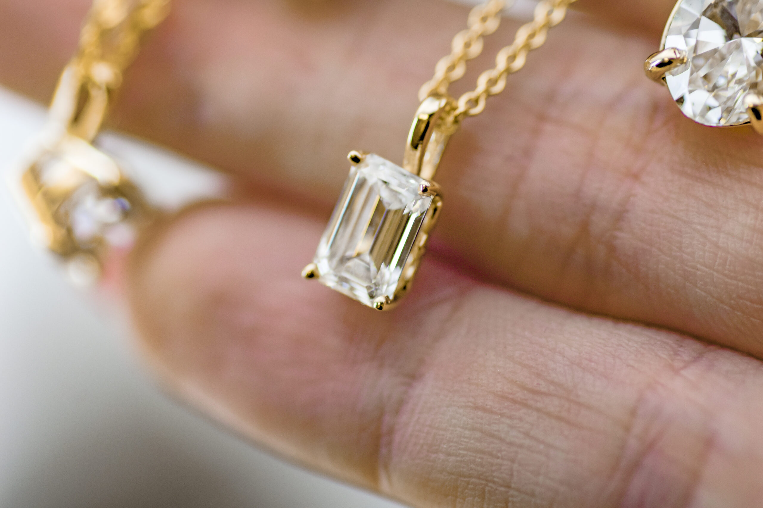 Diamond Solitaire Pendant - Image 6