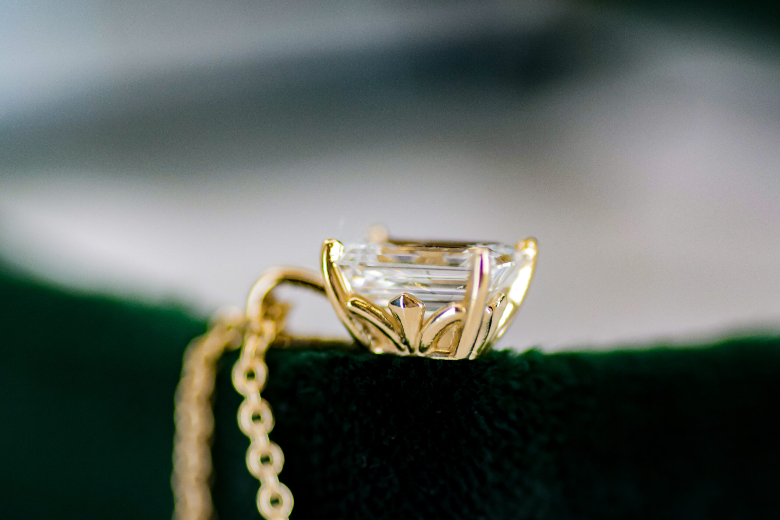 Diamond Solitaire Pendant - Image 10