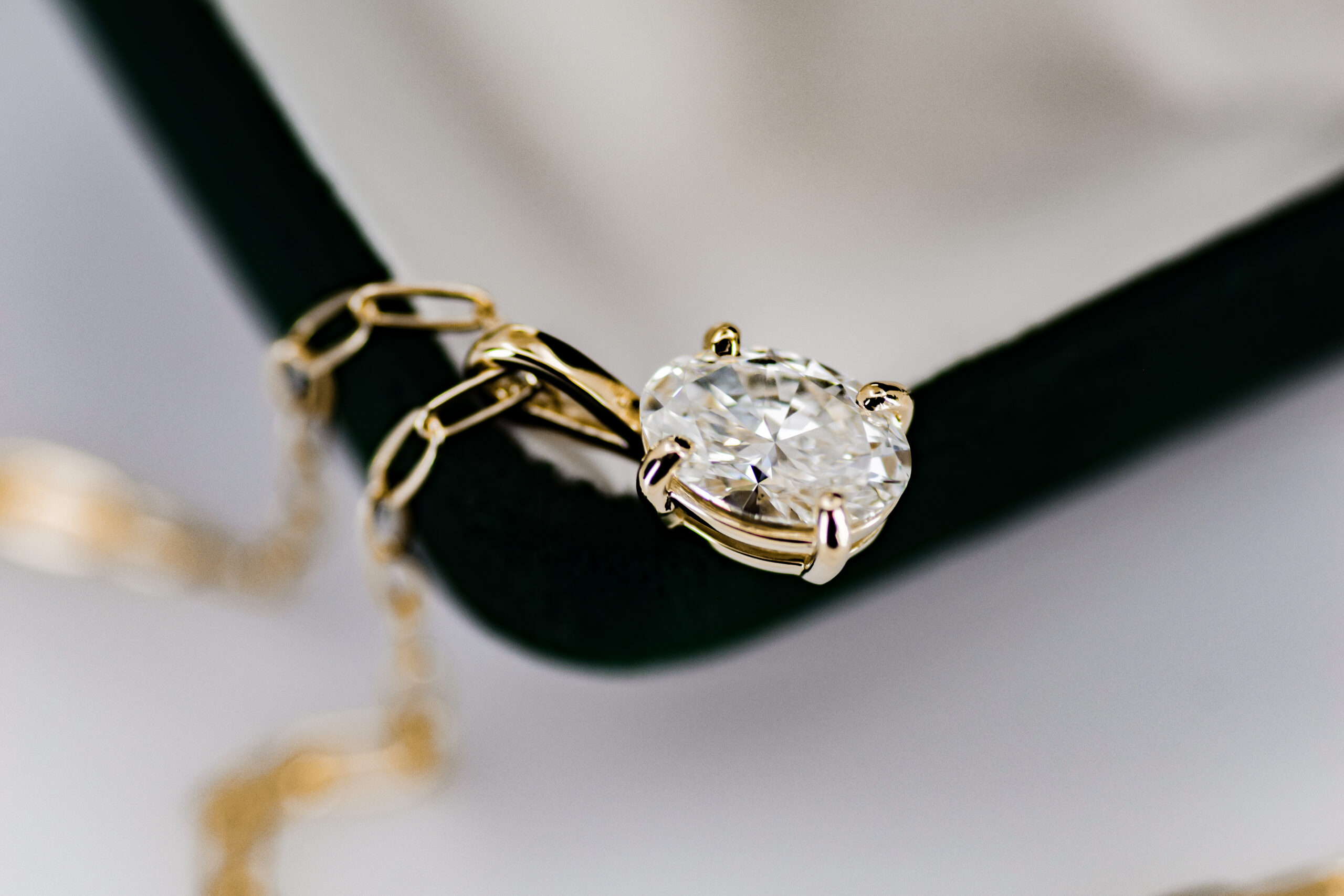 Diamond Solitaire Pendant - Image 7