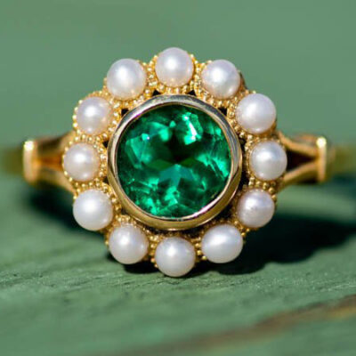 example of jewelry made with emerald