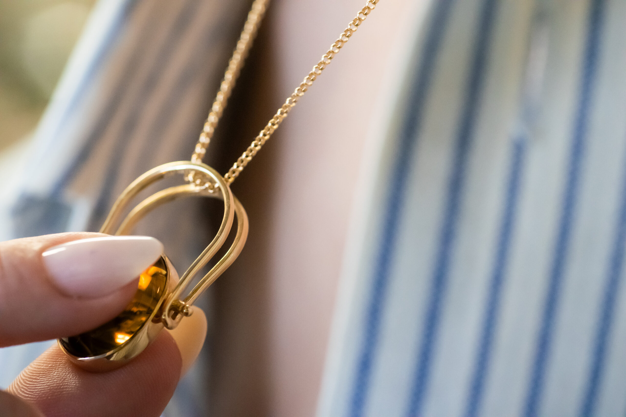 Golden Tourmaline Flip Ring & Pendant - Image 5
