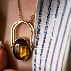 Golden Tourmaline Flip Ring & Pendant