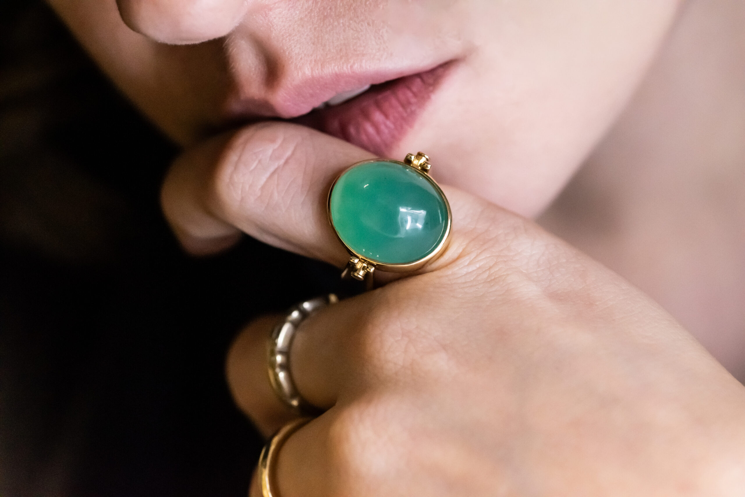 Aquaprase Flip Ring & Pendant