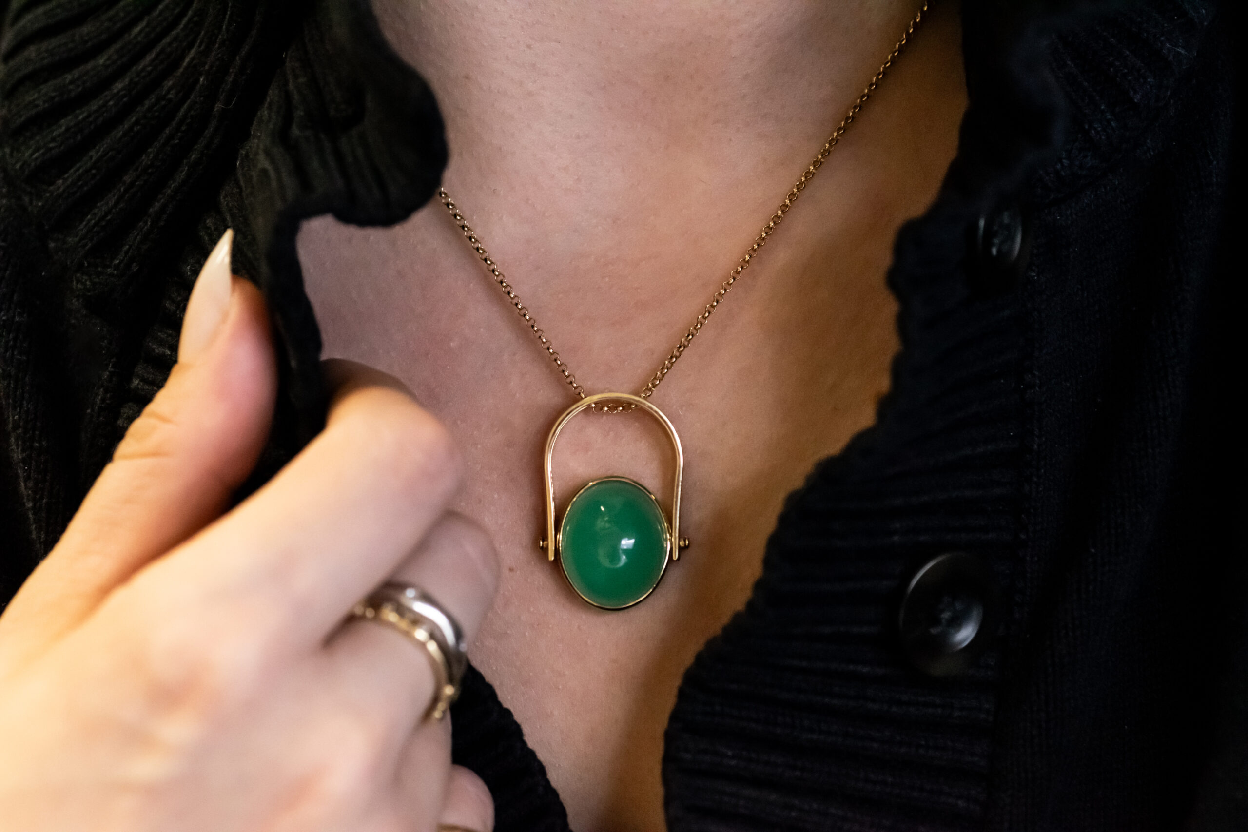 Aquaprase Flip Ring & Pendant - Image 2