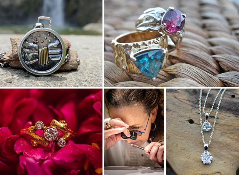 Sample images of Jewelbox jewelry and process