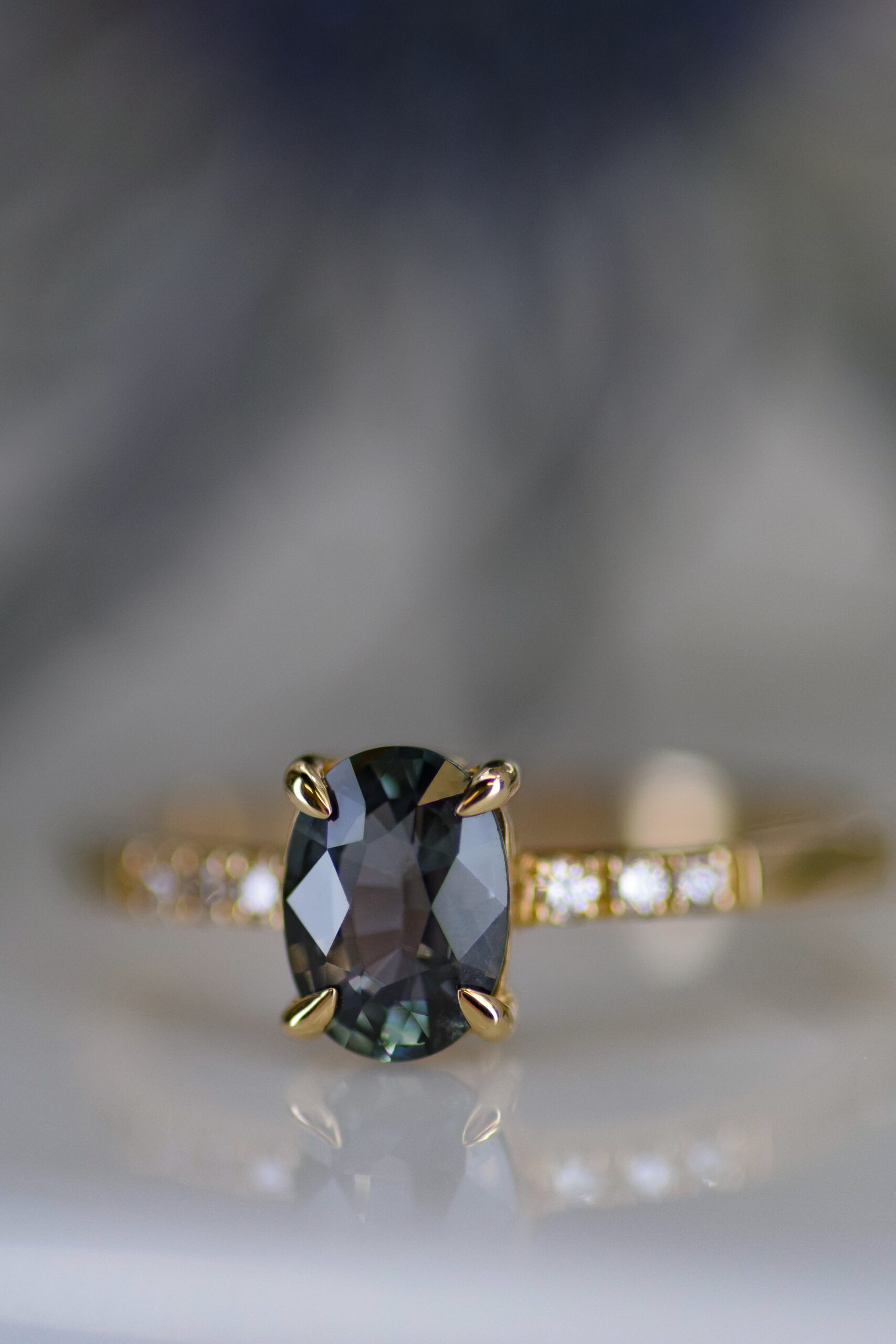 Montana Parti Sapphire & Diamond Ring