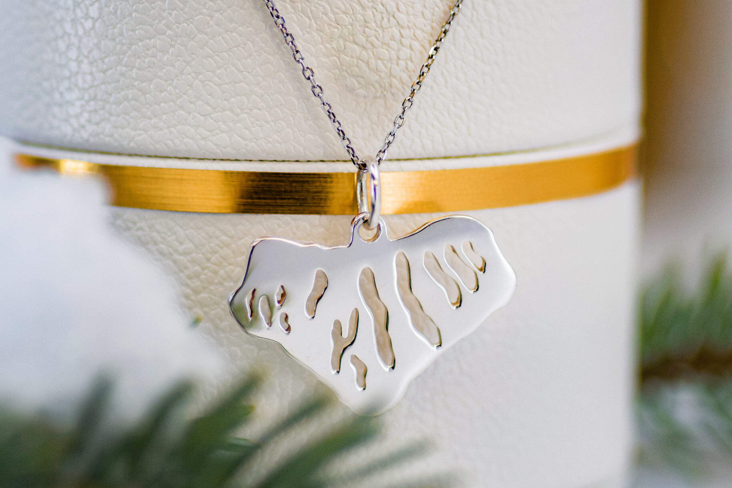 Sterling Silver Heart of the Finger Lakes Charm - Image 3