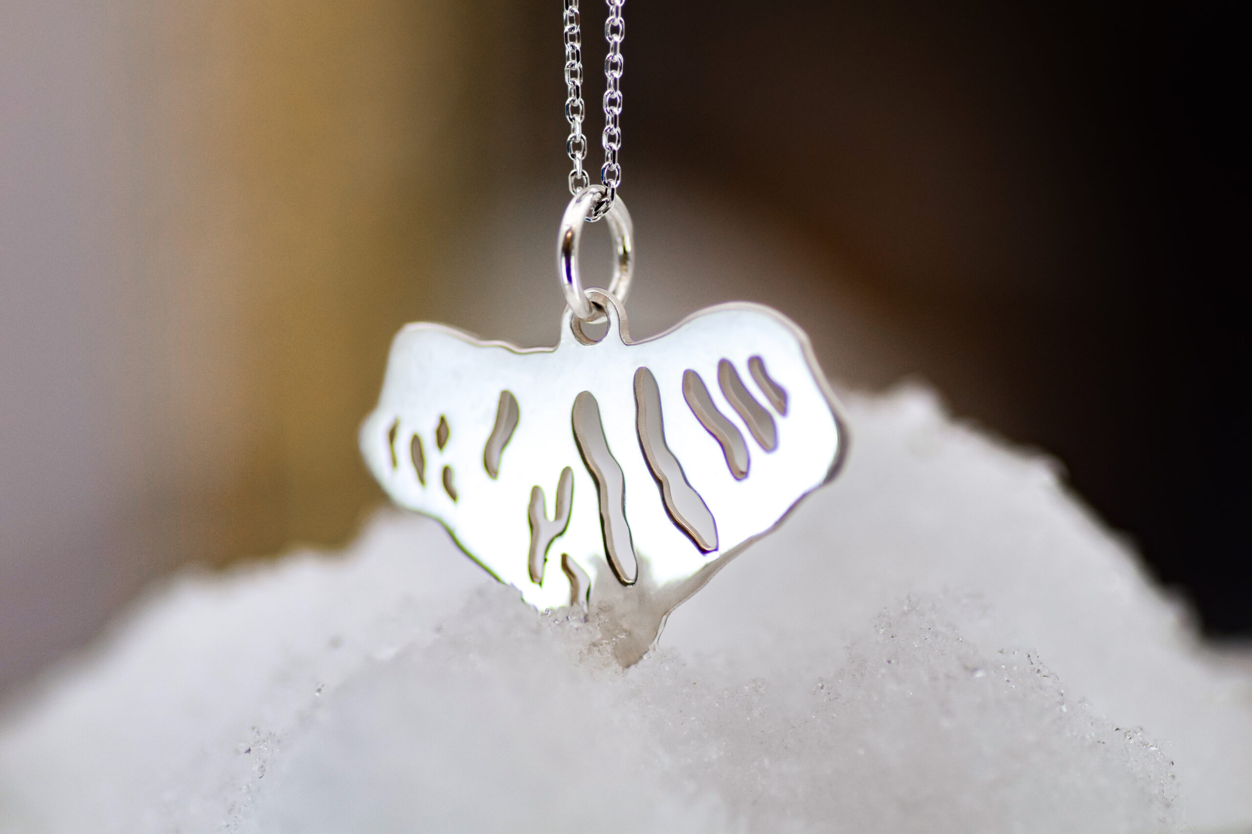 Sterling Silver Heart of the Finger Lakes Charm - Image 4