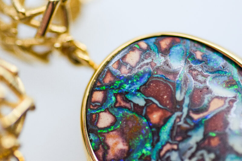 Yowah Opal Nest Earrings - Image 4