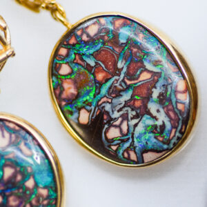 Yowah Opal Nest Earrings