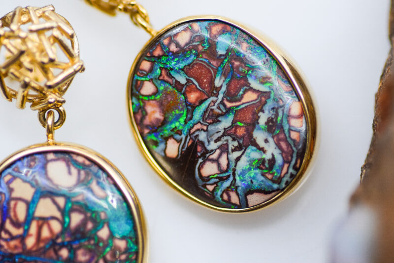 Yowah Opal Nest Earrings - Image 3