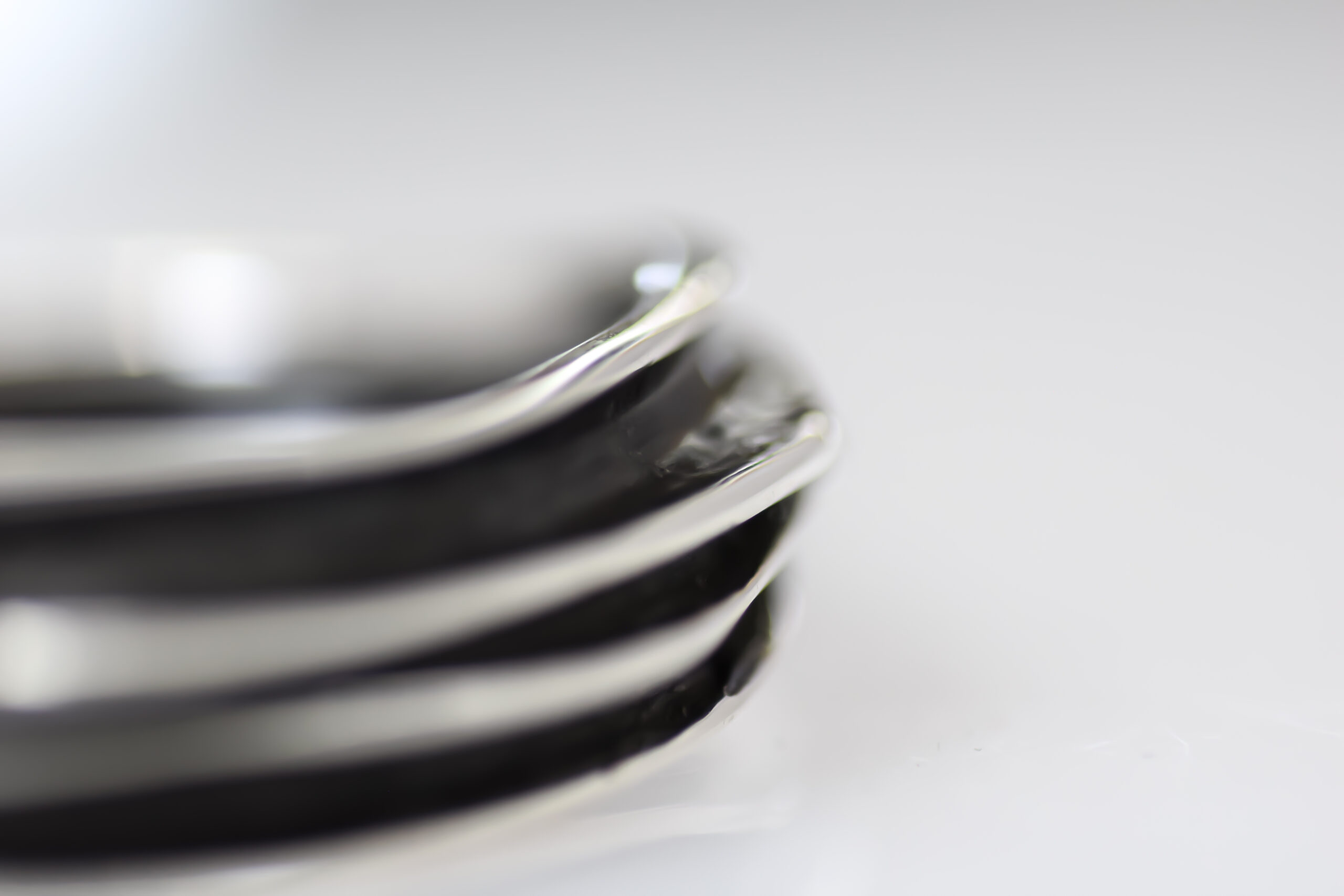 Oxidized Silver Waves Cuff Bracelet - Image 8